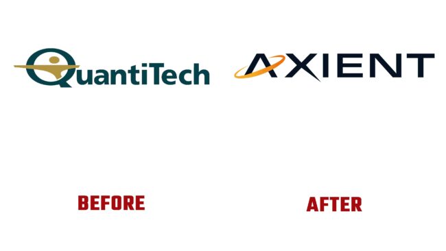 Axient Antes y Después del Logotipo (historia)