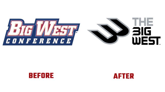 Big West Conference Antes y Después del Logotipo (historia)
