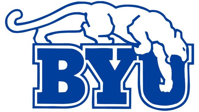 Brigham Young Cougars Logotipo 1969-1998