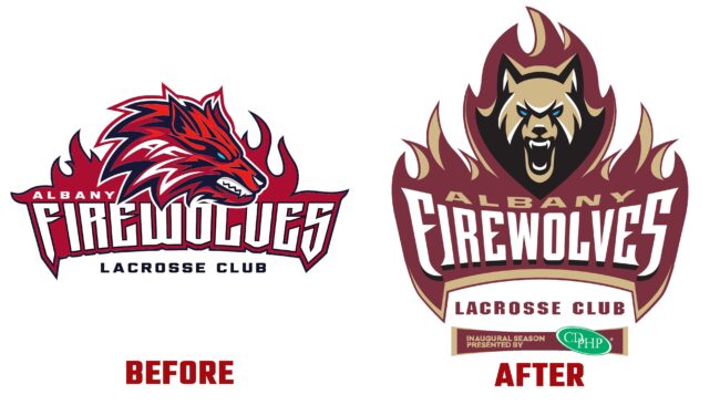 FireWolves Antes y Después del Logotipo (historia)