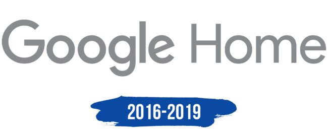 Google Home Logo Historia