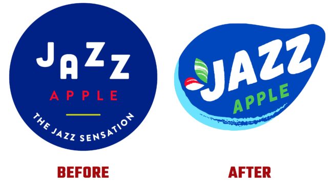 Jazz Apple Antes y Después del Logotipo (historia)