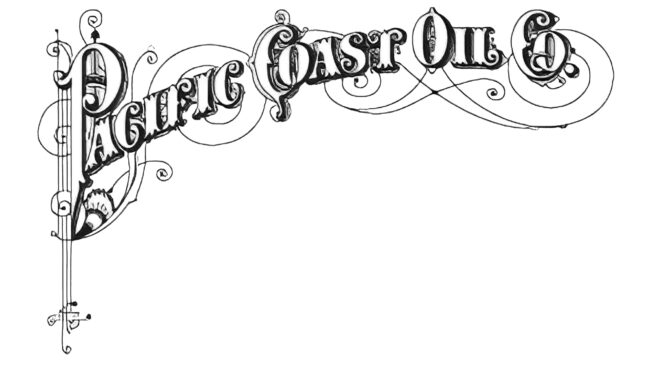 Pacific Coast Oil Company Logotipo 1879-1906