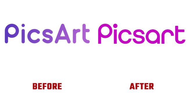 Picsart Antes y Despues del Logotipo (historia)