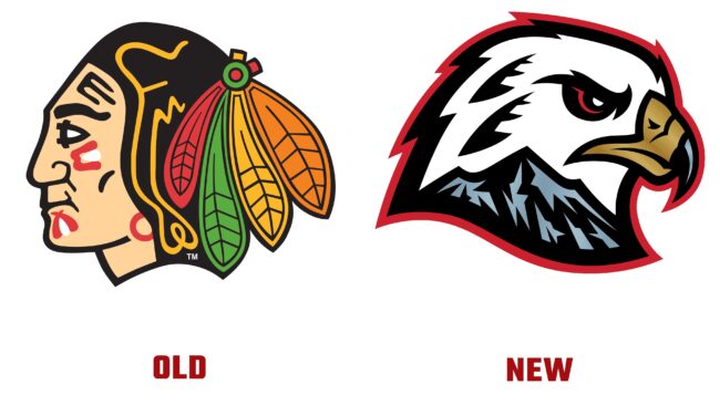 Portland Winterhawks Antiguo y Nuevo logotipo (historia)