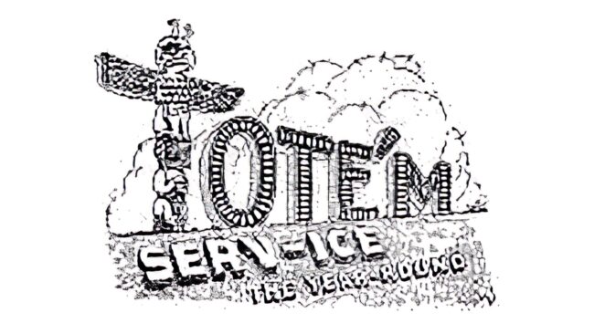 Tote'm Stores Logotipo 1927-1946