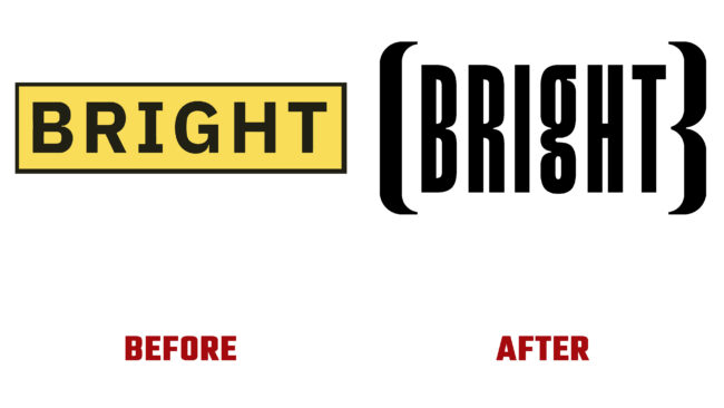 Bright Antes y Despues del Logotipo (historia)