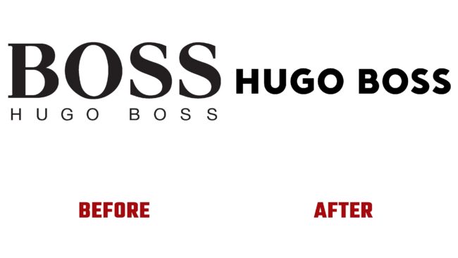 Hugo Boss Antes y Despues del Logotipo (historia)