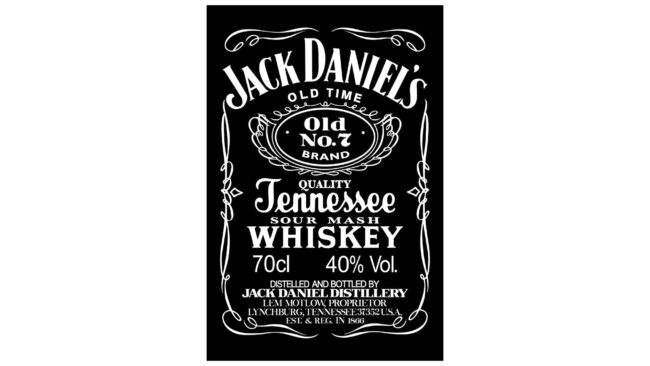 Jack Daniels Logotipo 1990-2011