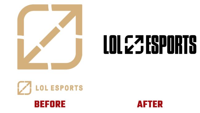 LoL Esports Antes y Después del Logotipo (historia)