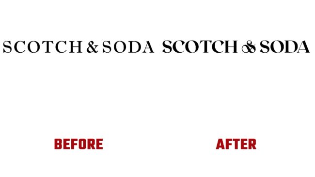 Scotch & Soda Antes y Despues del Logotipo (historia)