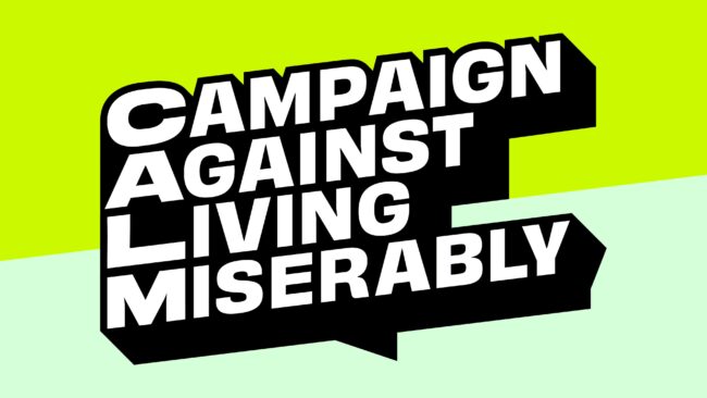 Campaign Against Living Miserably (CALM) Nuevo Logotipo