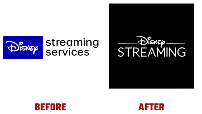 Disney Streaming Antes y Después del Logotipo (historia)