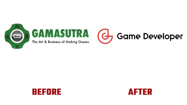 Game Developer Antes y Despues del Logotipo (historia)