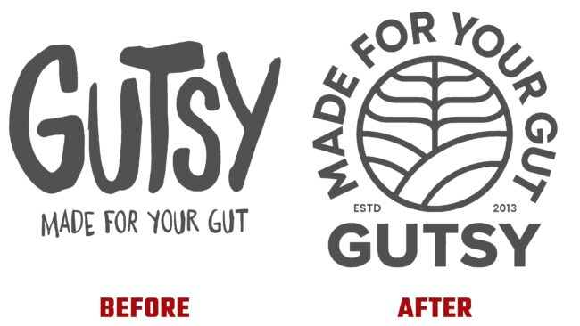 Gutsy Antes y Despues del Logotipo (historia)