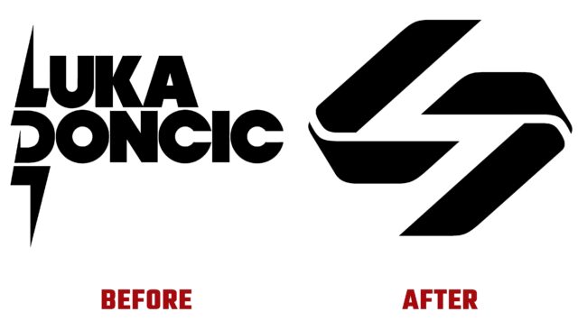 Luka Doncic Antes y Despues del Logotipo (historia))