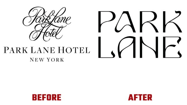 Park Lane Antes y Despues del Logotipo (historia)