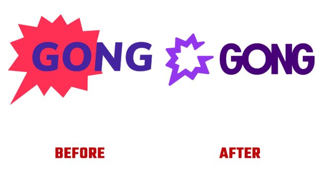 Gong Antes y Despues del Logotipo (historia)