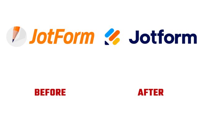 Jotform Antes y Despues del Logotipo (historia)
