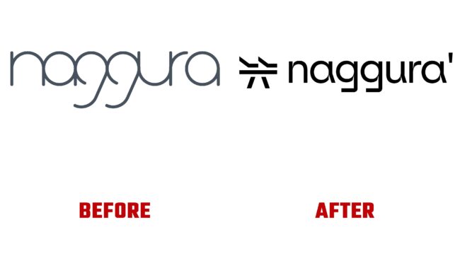Naggura Antes y Despues del Logotipo (historia)