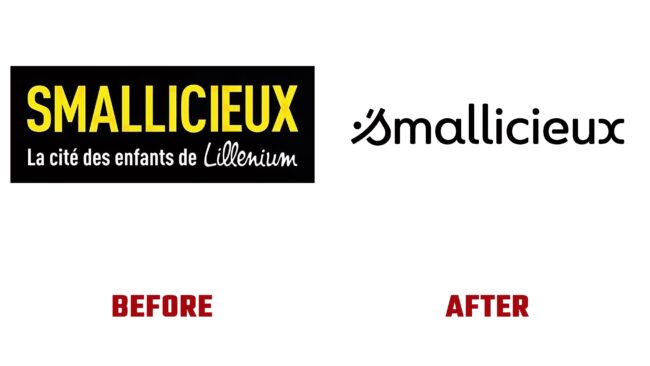 Smallicieux Antes y Despues del Logotipo (historia)