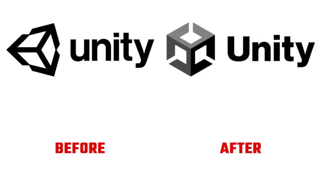 Unity Antes y Despues del Logotipo (historia)