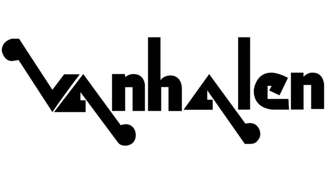 Van Halen Logotipo 1974-1978