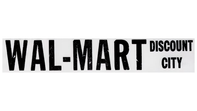 Wal-Mart Discount City Logotipo 1965-1967