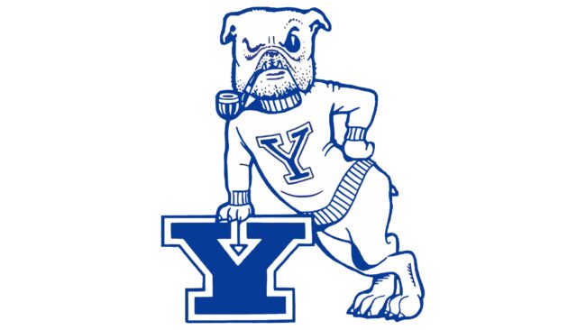 Yale Bulldogs Logotipo 1972-1995