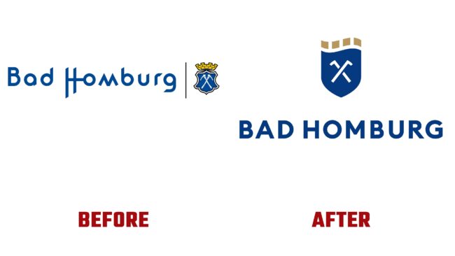 Bad Homburg Antes y Despues del Logotipo (historia)