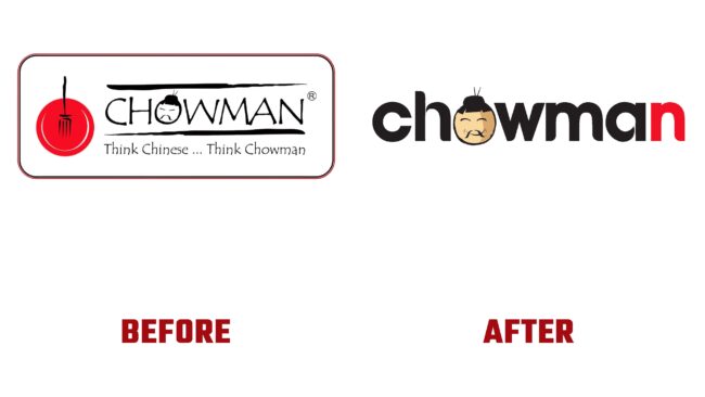 Chowman Antes y Despues del Logotipo (historia)