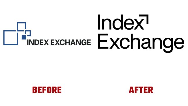 Index Exchange Antes y Despues del Logotipo (historia)
