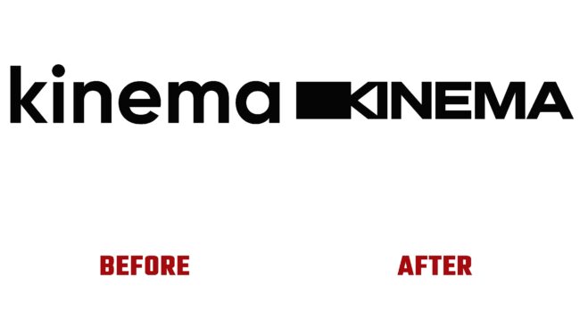 Kinema Antes y Despues del Logotipo (historia)