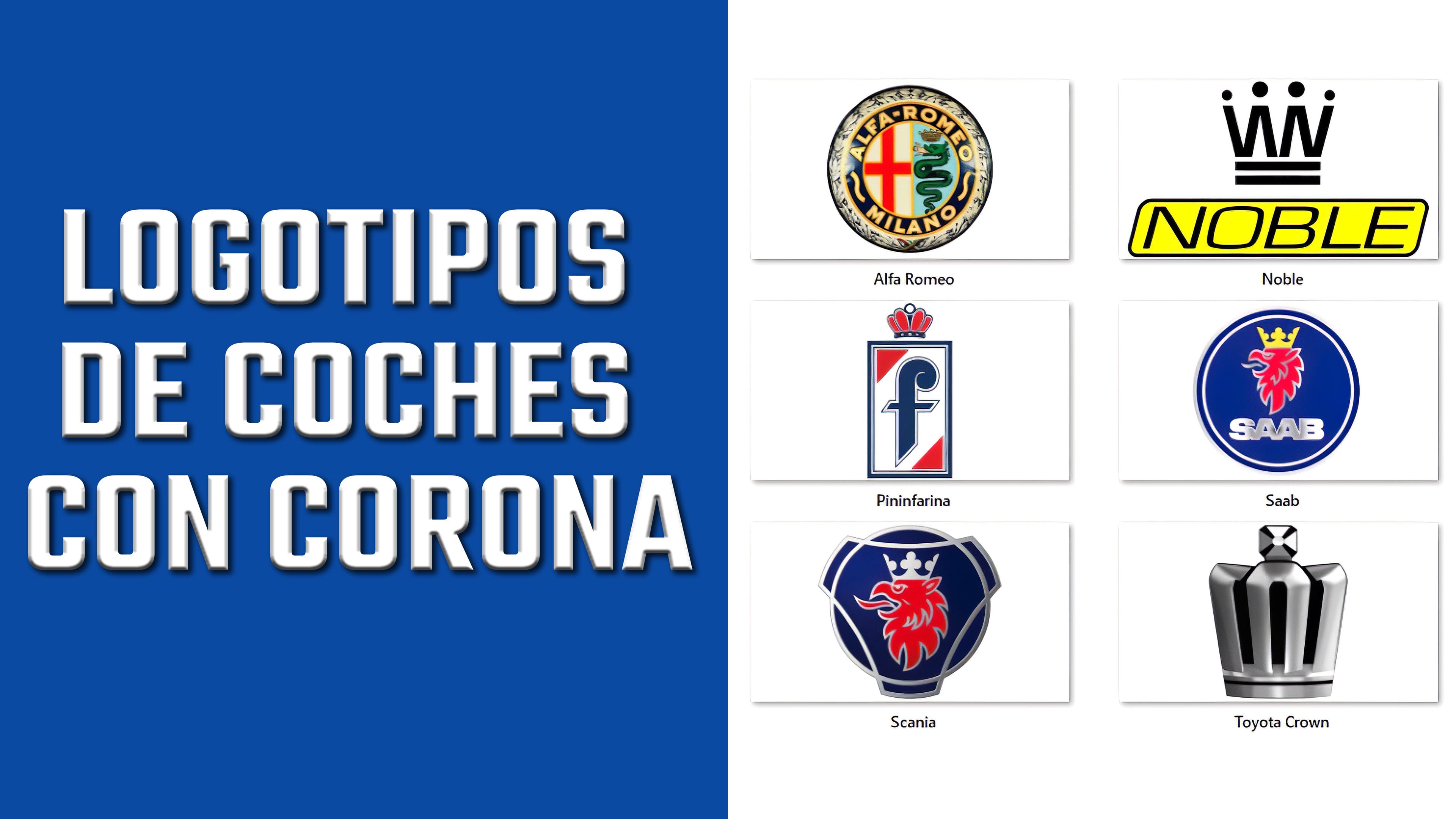 Logotipos de Coches con Corona