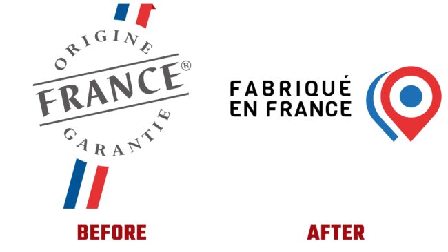 Made in France Antes y Despues del Logotipo (historia)