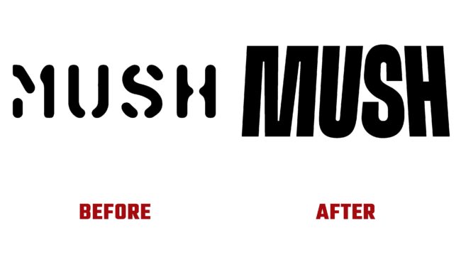 Mush Antes y Despues del Logotipo (historia)