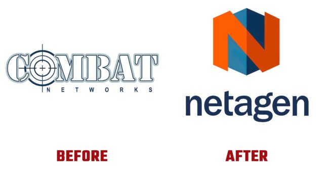 Netagen Antes y Despues del Logotipo (historia)