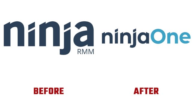 NinjaOne Antes y Despues del Logotipo (historia)