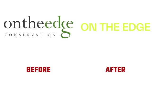 On the Edge Antes y Despues del Logotipo (historia)