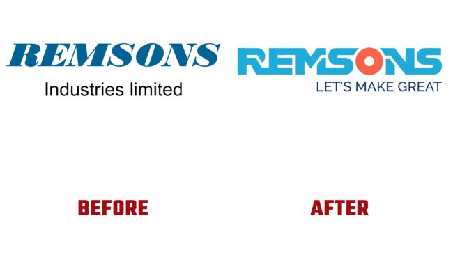 Remsons Antes y Despues del Logotipo (historia)