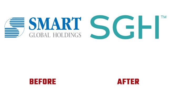 SMART Global Holdings (SGH) Antes y Despues del Logotipo (historia)