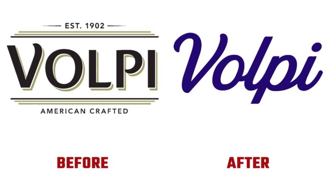 Volpi Antes y Despues del Logotipo (historia)