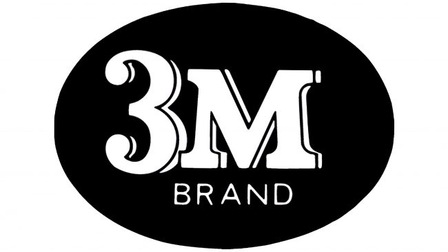 3M Brand (first era) Logotipo 1952-1954