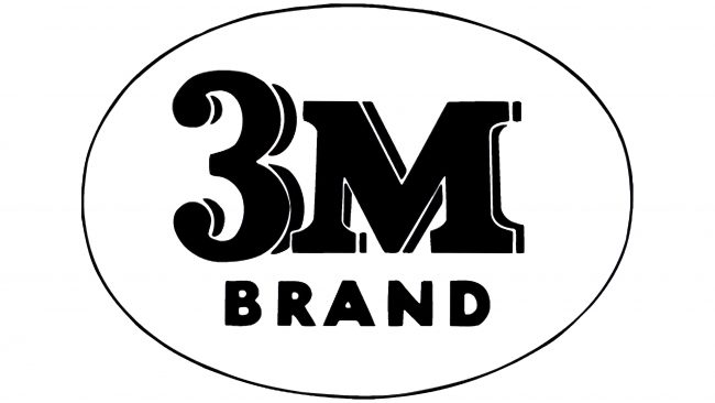 3M Brand (second era) Logotipo 1957-1958