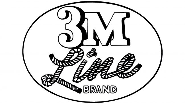 3M Line Brand Logotipo 1953-1954