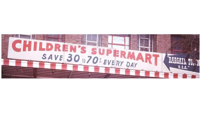Children's Discount Supermarts-Supermarkets Logotipo 1948-1957