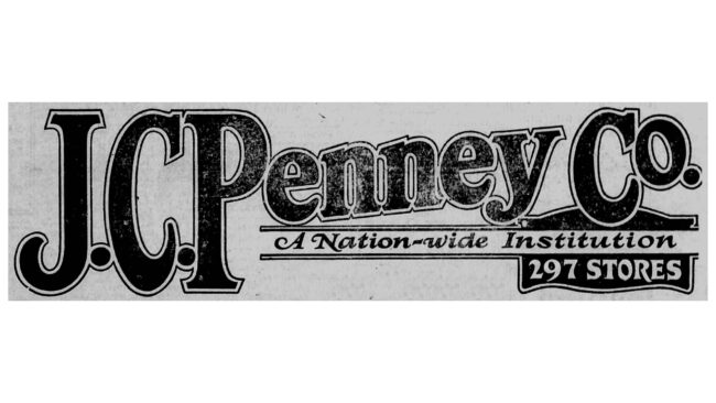 J.C. Penney Co., Incorporated Logotipo 1917-1920