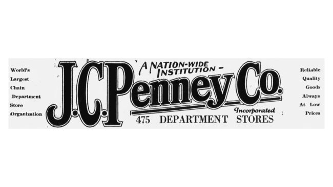 J.C. Penney Co., Incorporated Logotipo 1920-1929