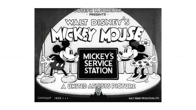 Mickey Mouse Logotipo 1932-1935