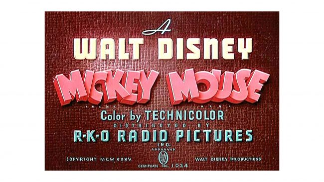 Mickey Mouse Logotipo 1937-1953